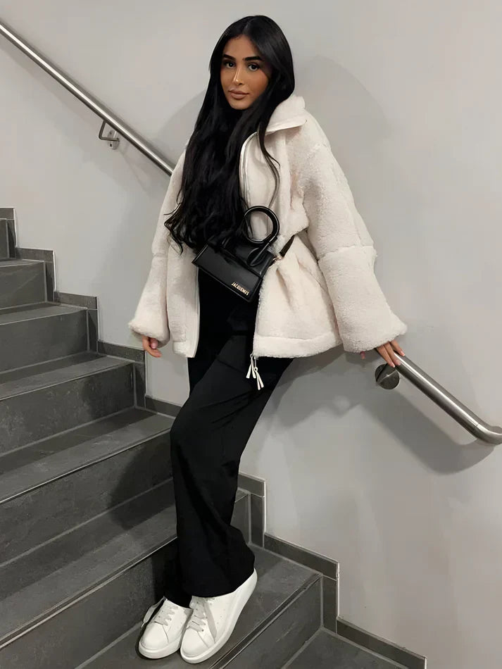 Pia - Stijlvolle & Warme Fleece Jas