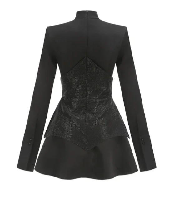 Brooklyn - Glamoureuze Glitter Corset Jurk