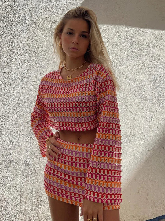 Lana - Trendy Tweedelige Zomerset