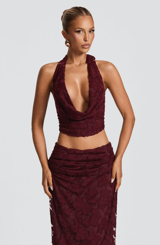 Naevina – Sheer bloemen co-ord set